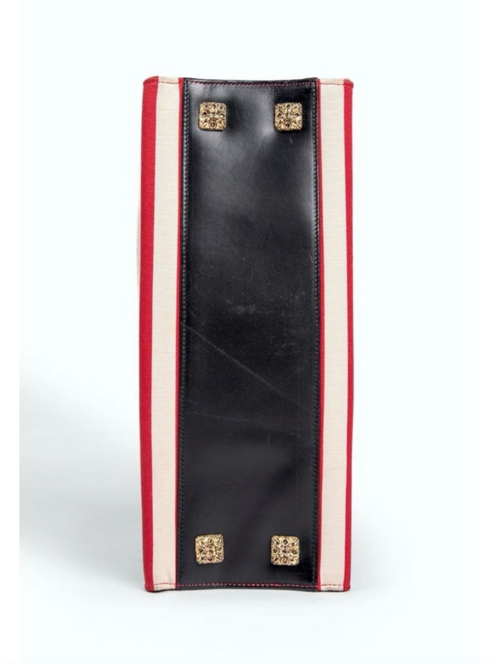 MOSCHINO COUTURE "I Love Venice" Blue Red White Top Handle Bag & Strap - Picture 6 of 9